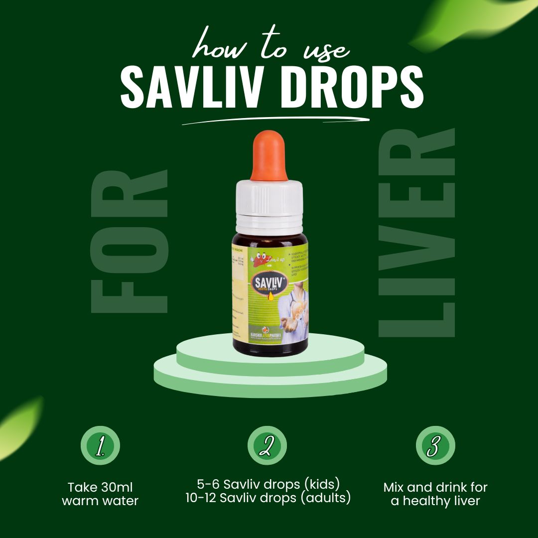 How to use savliv drops